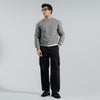 Fleece regular fit sweatshirt