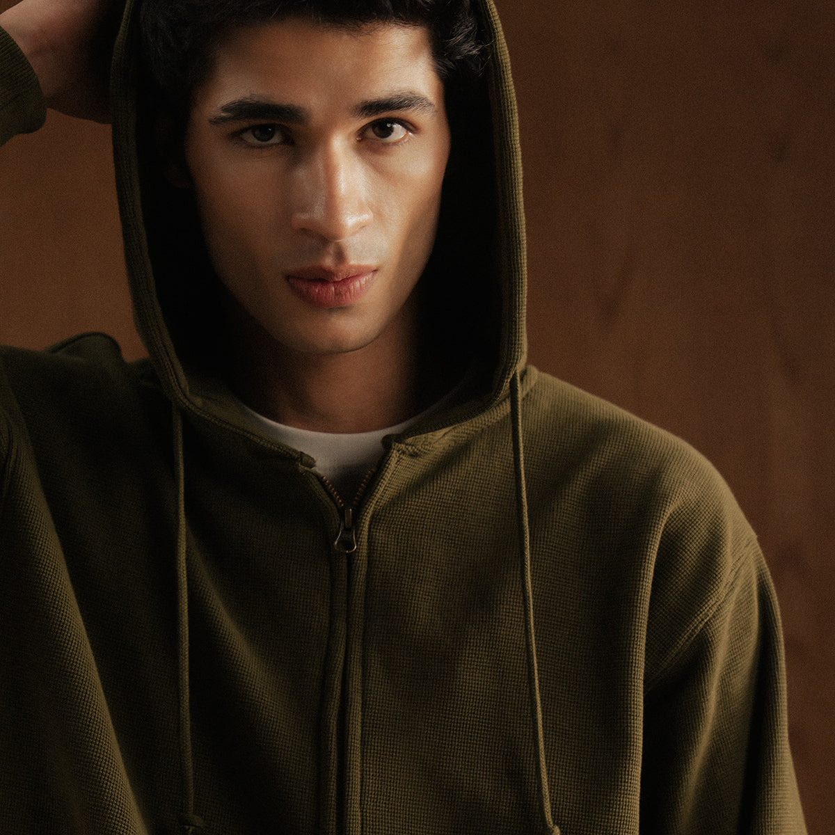 Thermal Zipper Hoodie