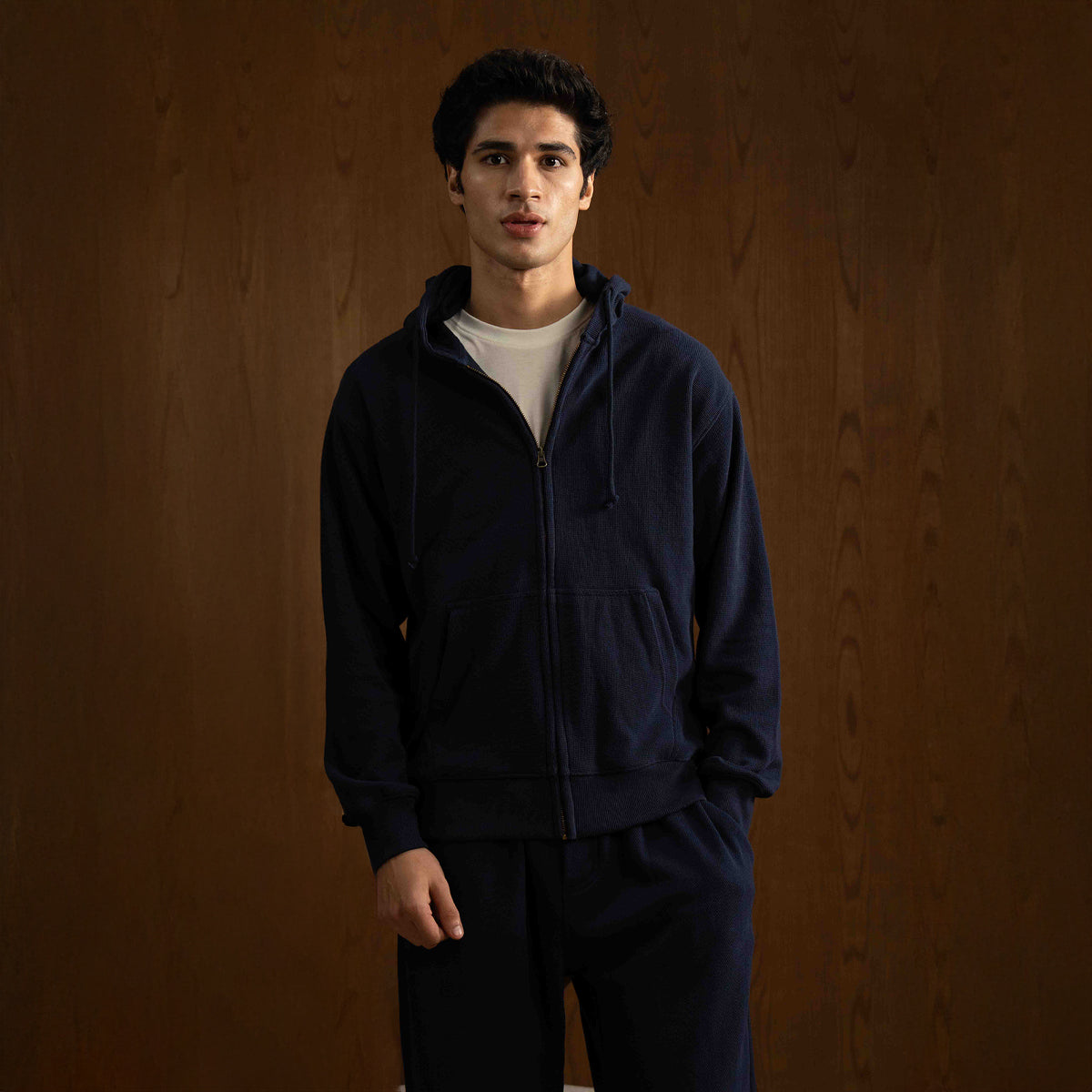 Thermal Zipper Hoodie