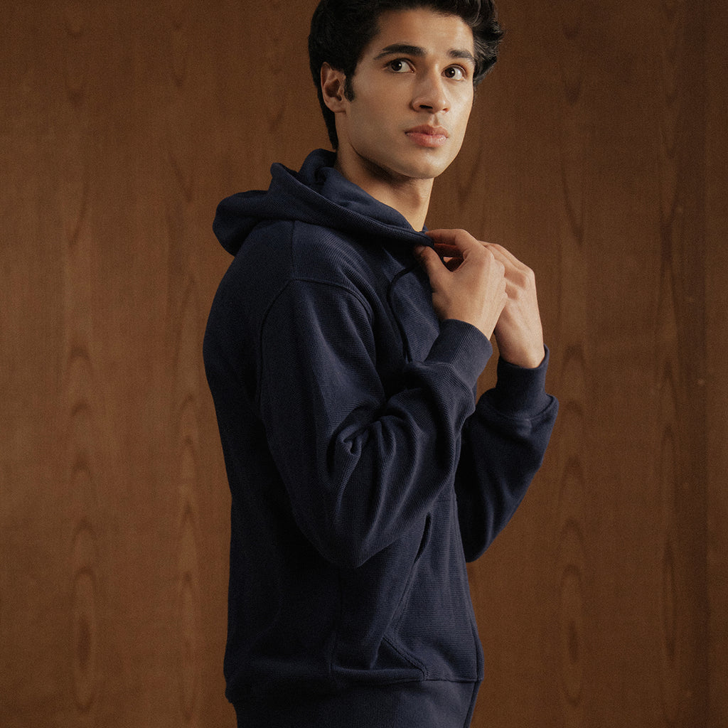 Thermal Zipper Hoodie