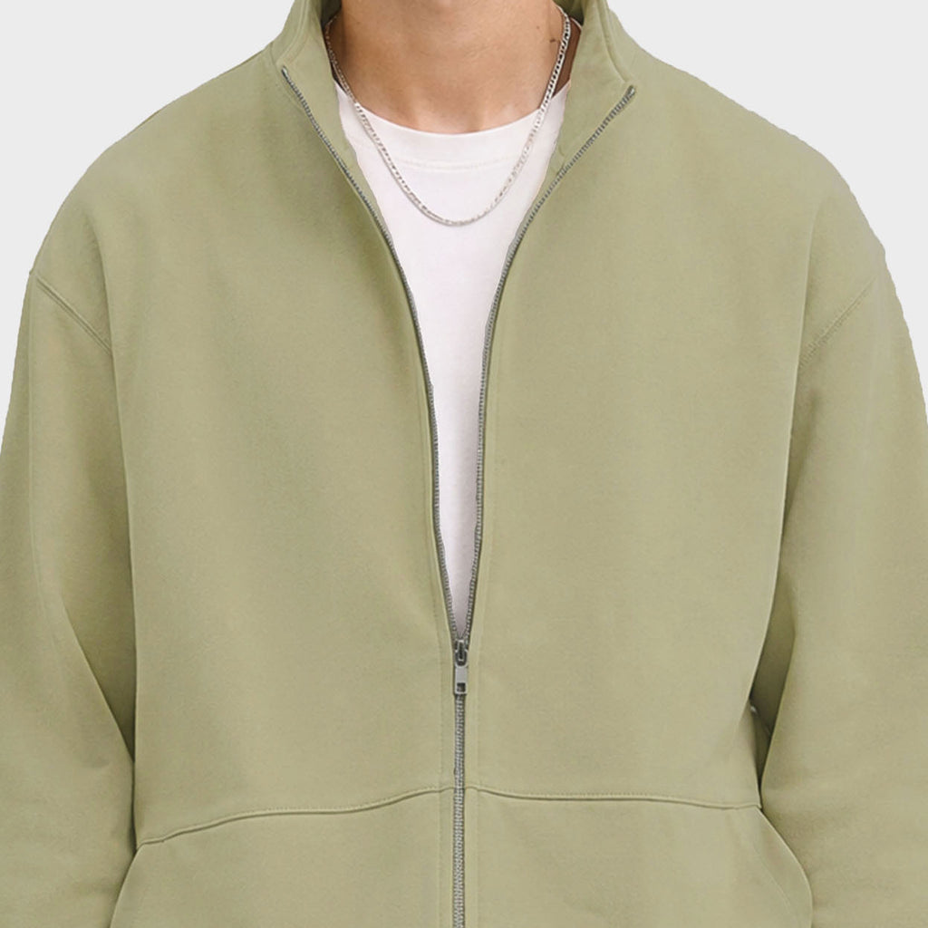 Mock Neck Zipper jacket