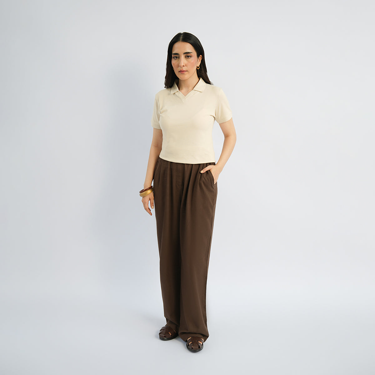 Cottonello Brown Trouser