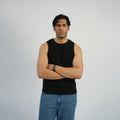 Black Regular Tank Top