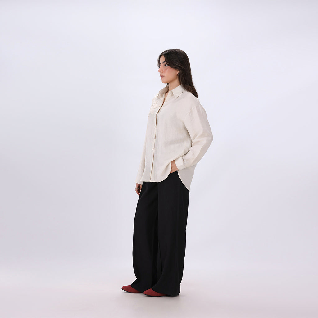 Concealed Belt Tailored Pant