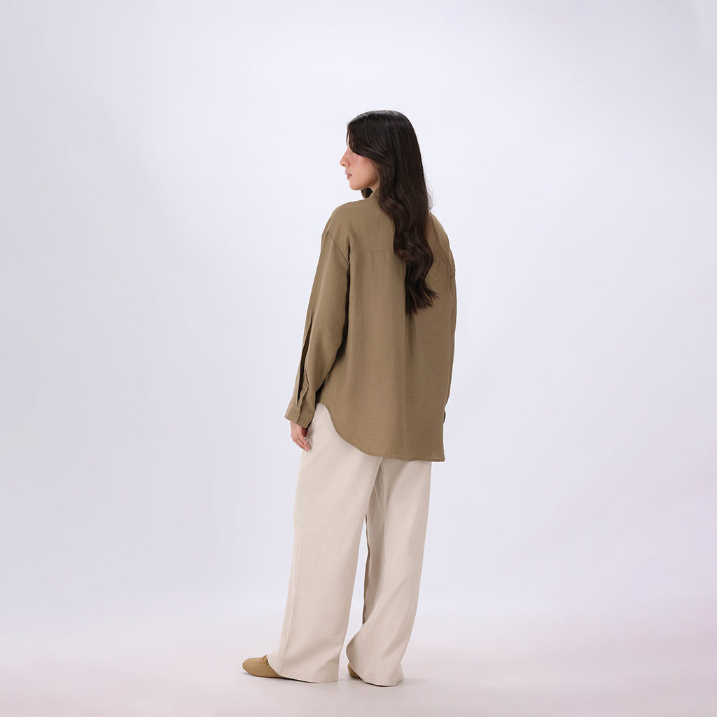 Concealed Belt Tailored Pant