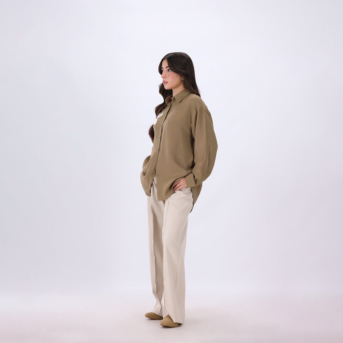 Concealed Belt Tailored Pant