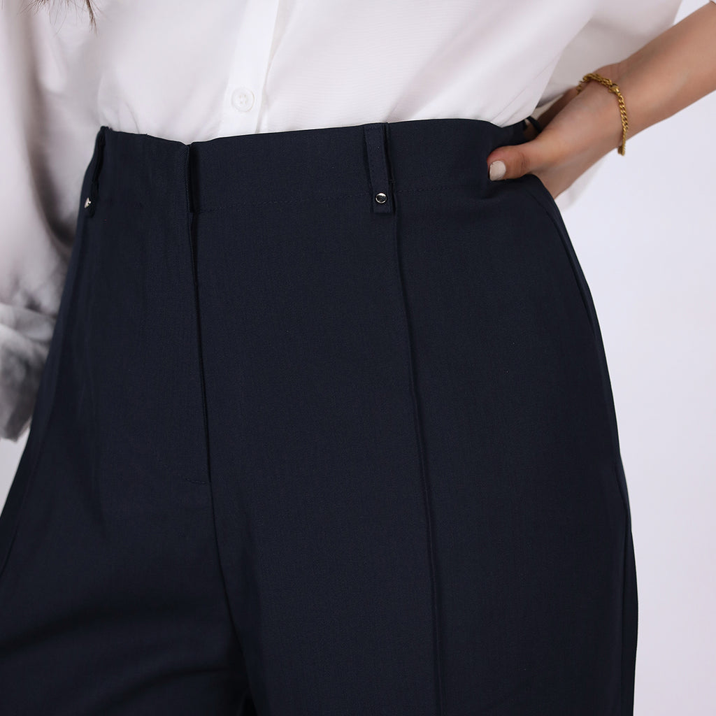Concealed Belt Tailored Pant