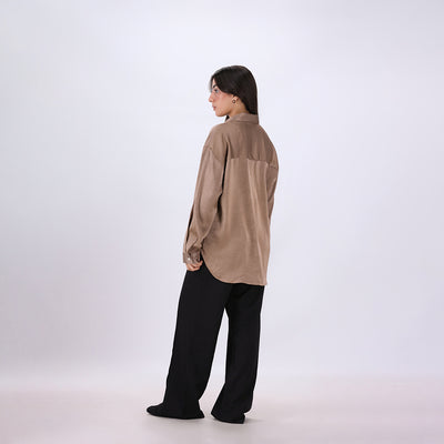 Solid Silk Shirt