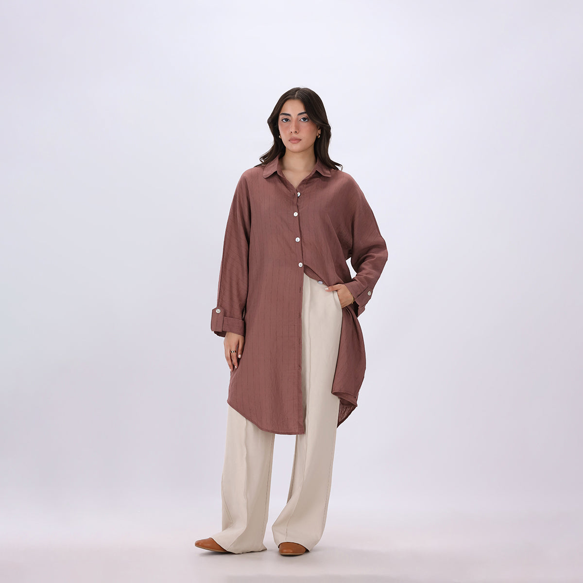 Striped Oversized Tunic