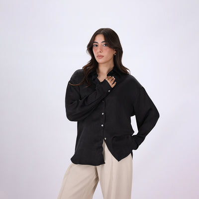 Solid Silk Shirt