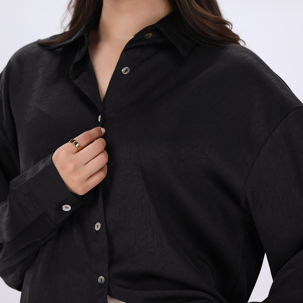 Solid Silk Shirt
