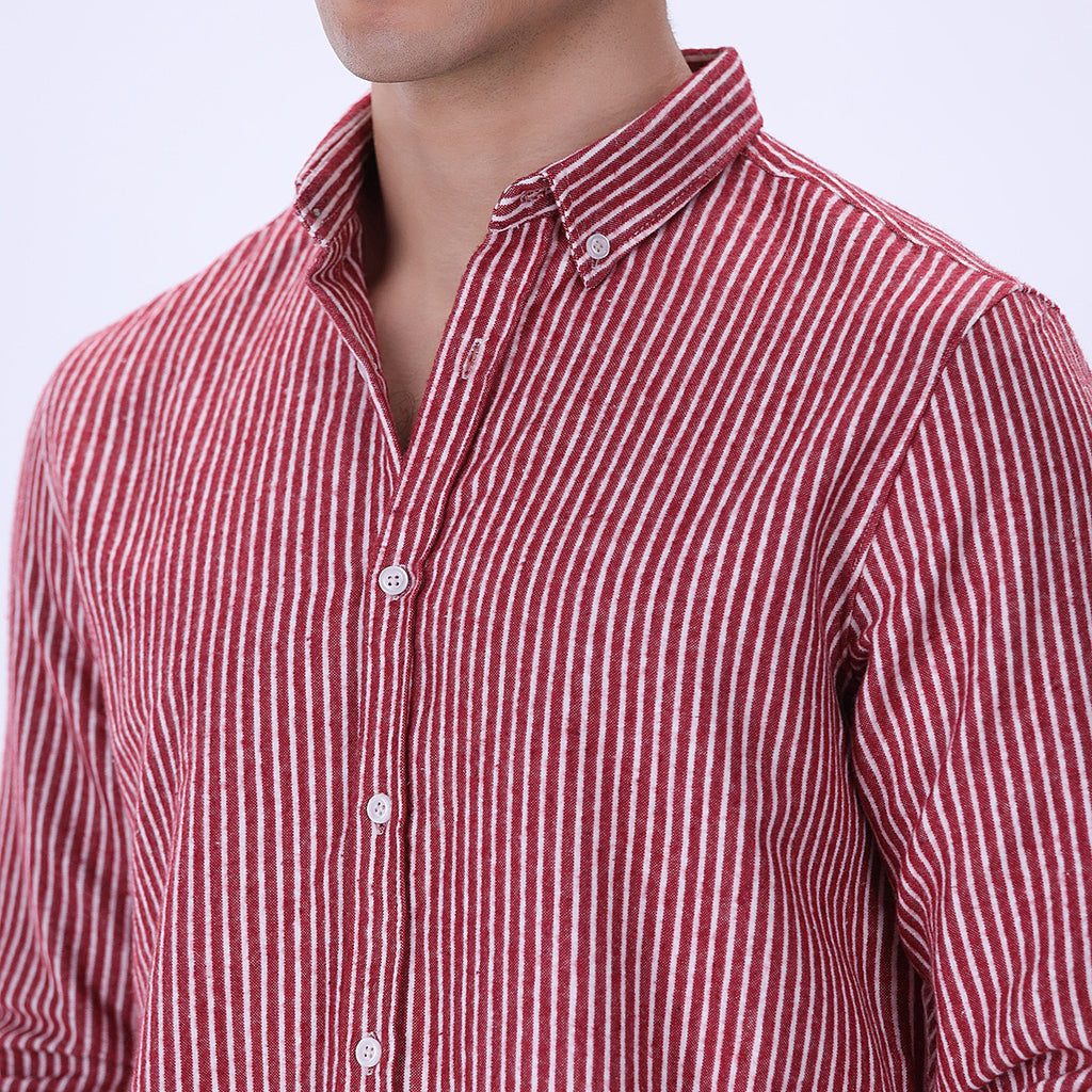 Striped Flannel Shirt