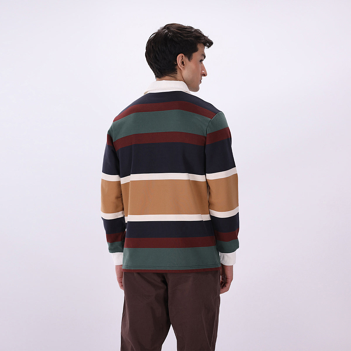 Yarn dyed Rugby Polo