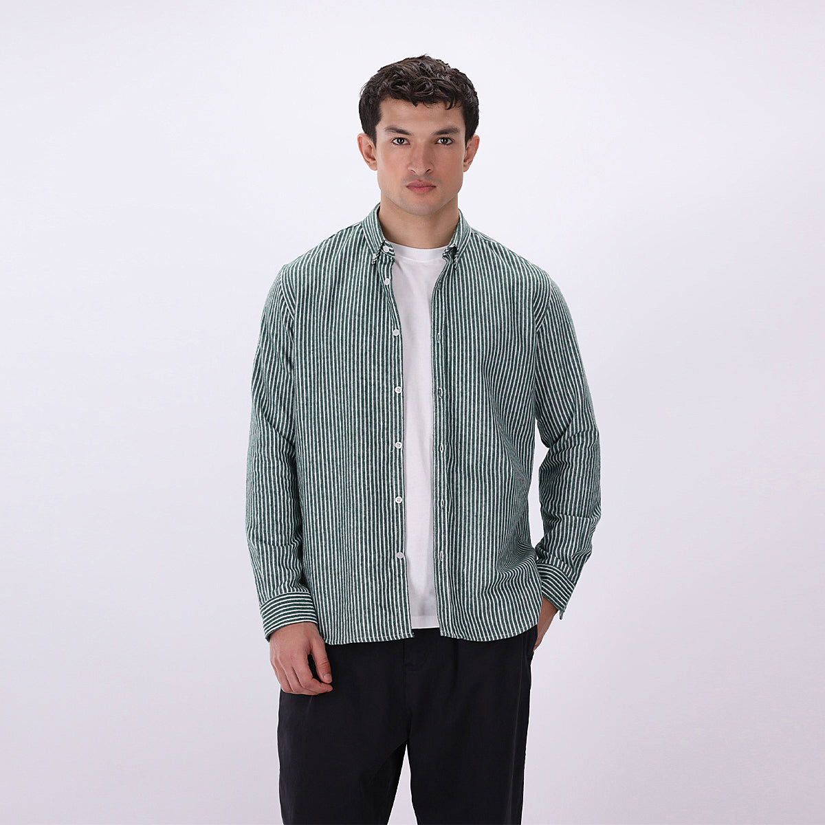 Striped Flannel Shirt