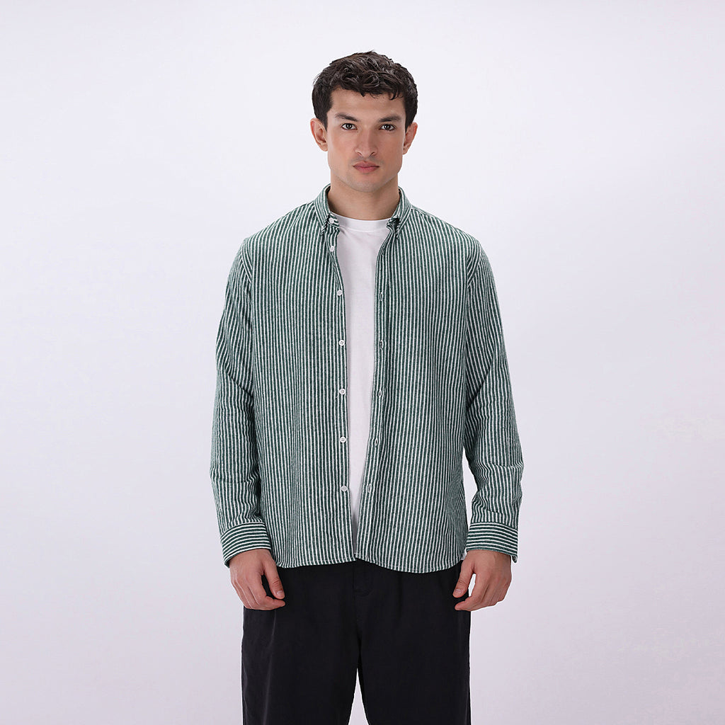 Striped Flannel Shirt