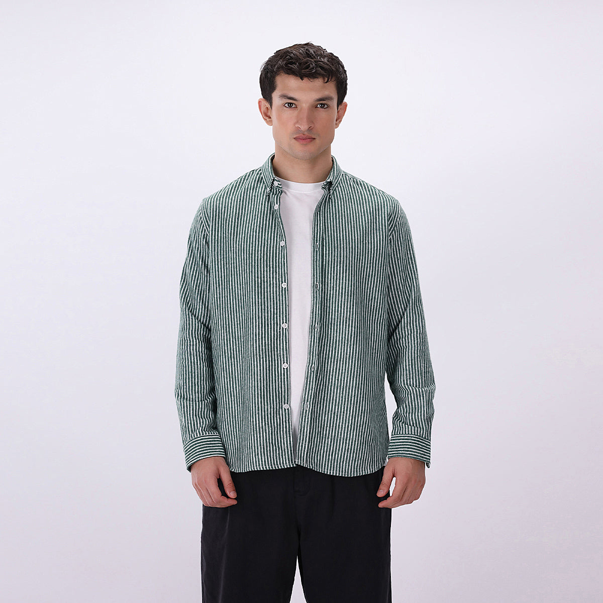 Striped Flannel Shirt