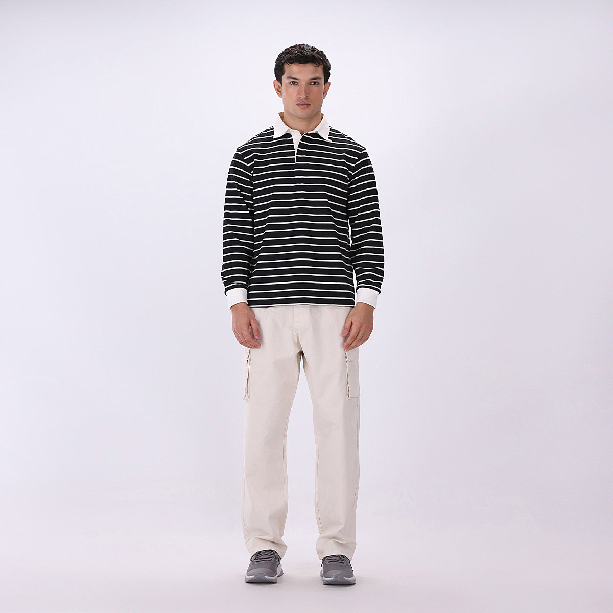 Yarn dyed Rugby Polo