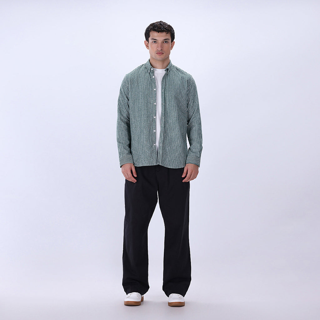 Striped Flannel Shirt