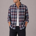 Slub Cotton Striped shirt