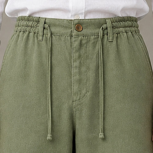 Cottonello Classic Linen Olive Pant