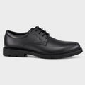 Simon Palantine - Men’s Black Leather Lace-Up