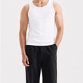 White Regular Tank Top