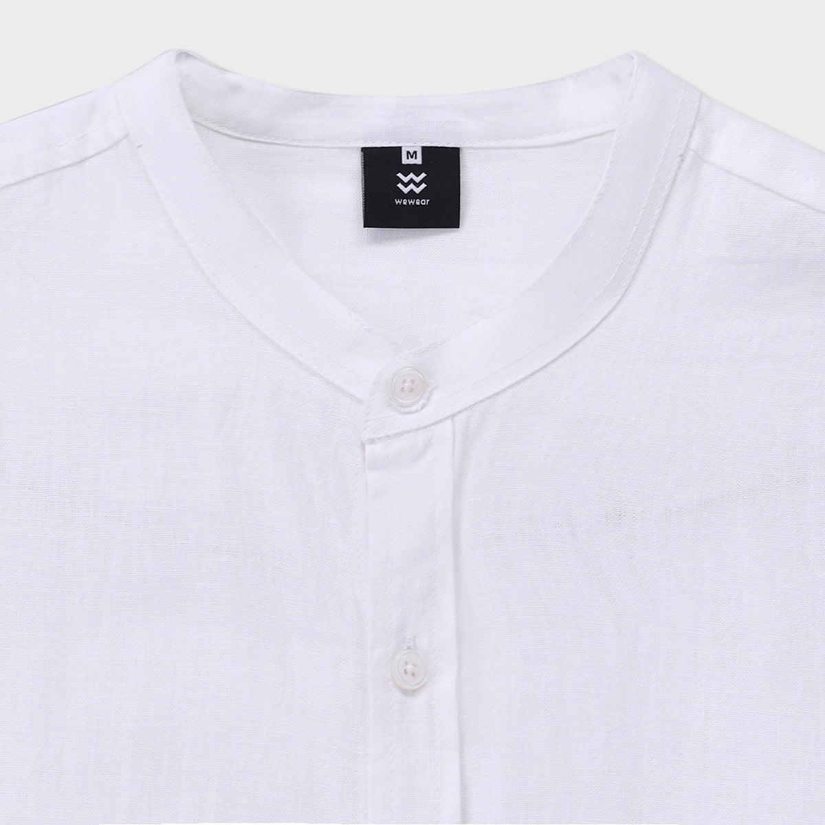 Cottonello Ban Collar Shirt