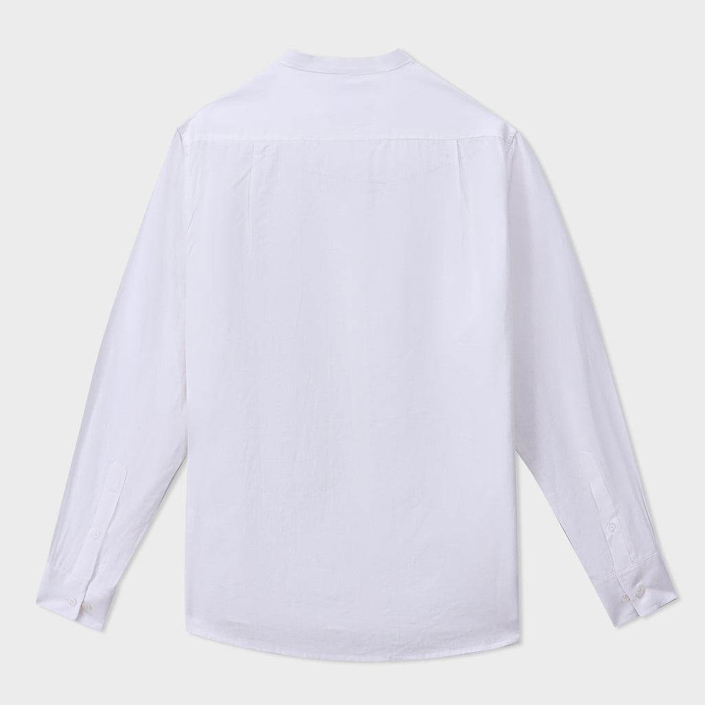 Cottonello Ban Collar Shirt