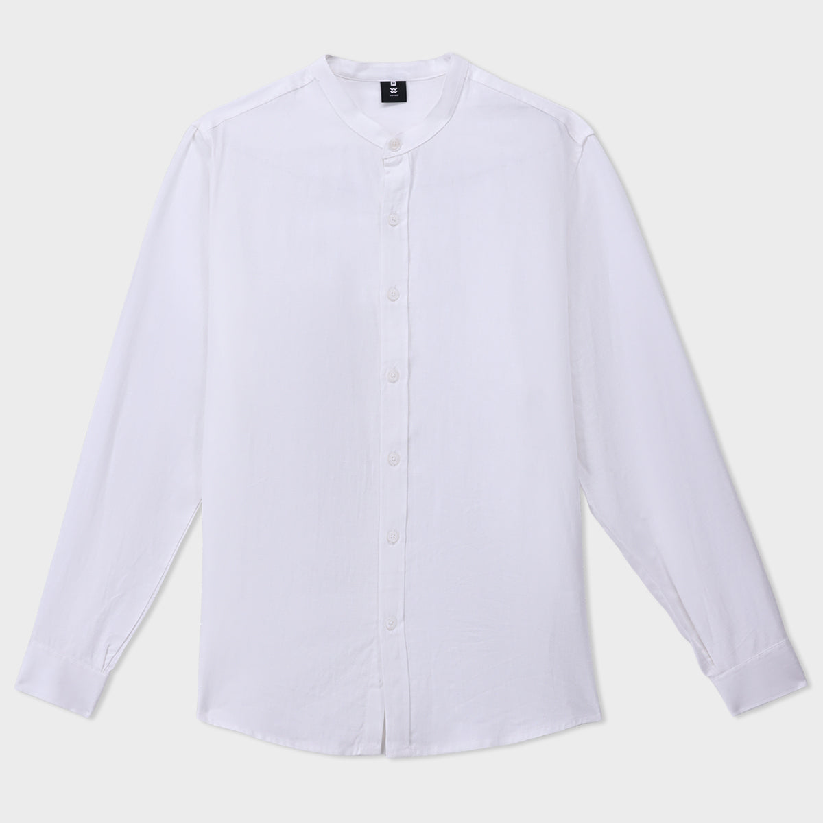 Cottonello Ban Collar Shirt