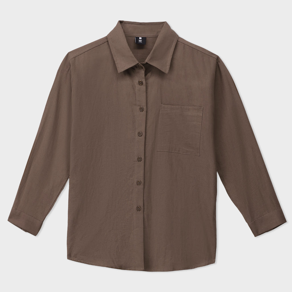 Cottonello Brown Shirt
