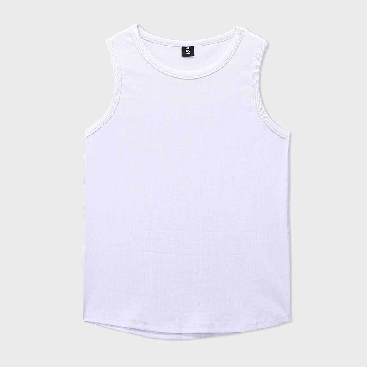 White Regular Tank Top