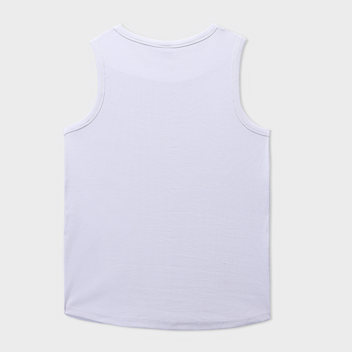 White Regular Tank Top