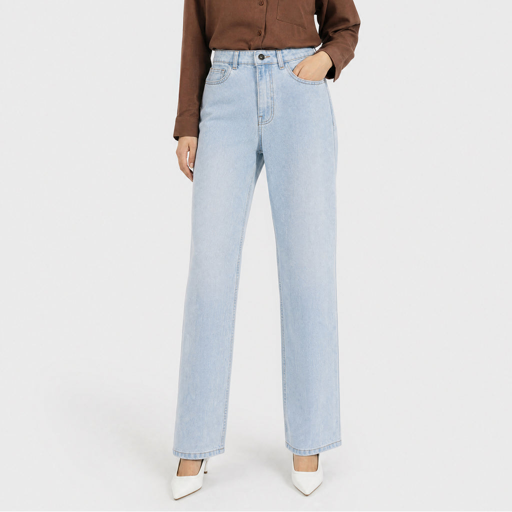 Straight Fit Denim