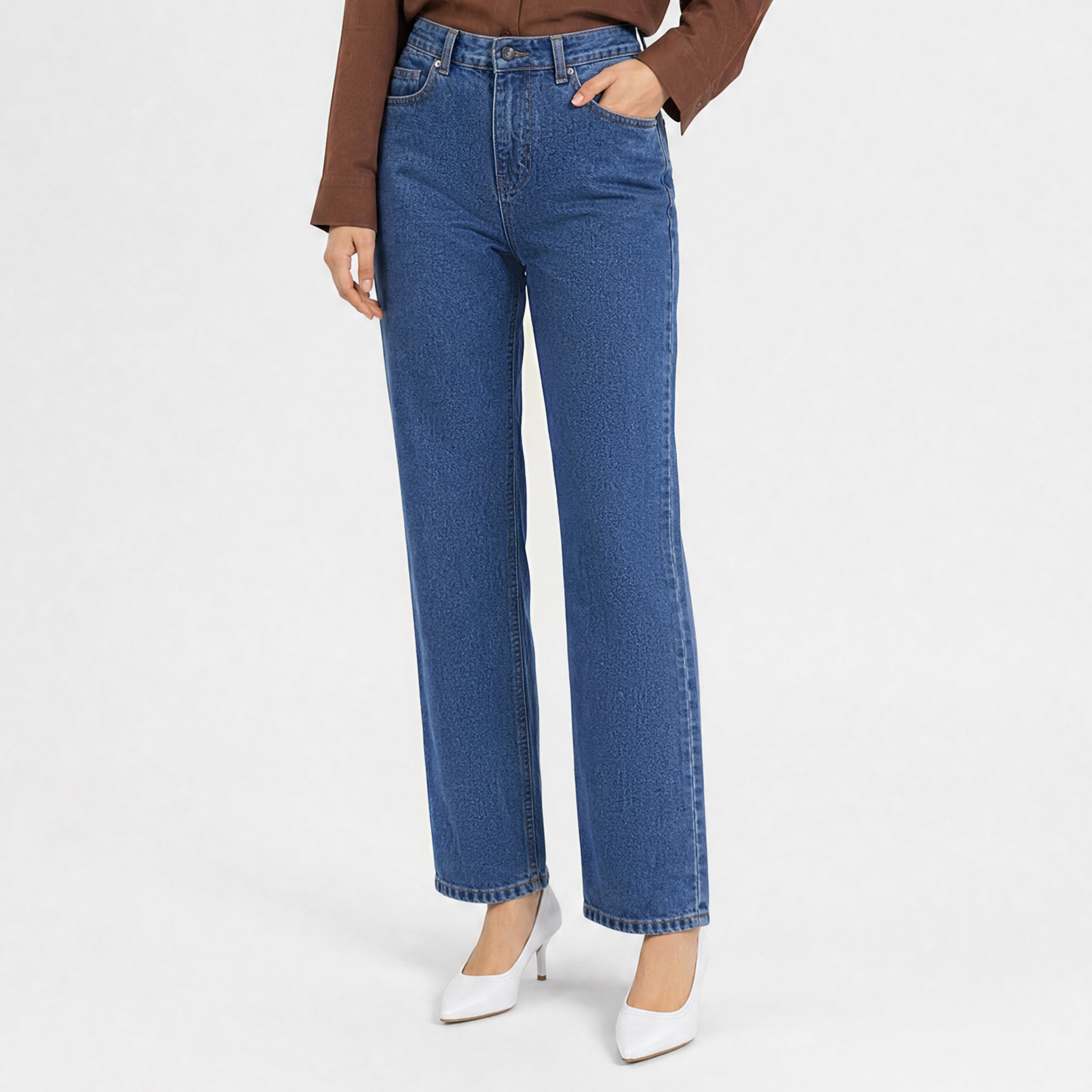 Straight Fit Denim