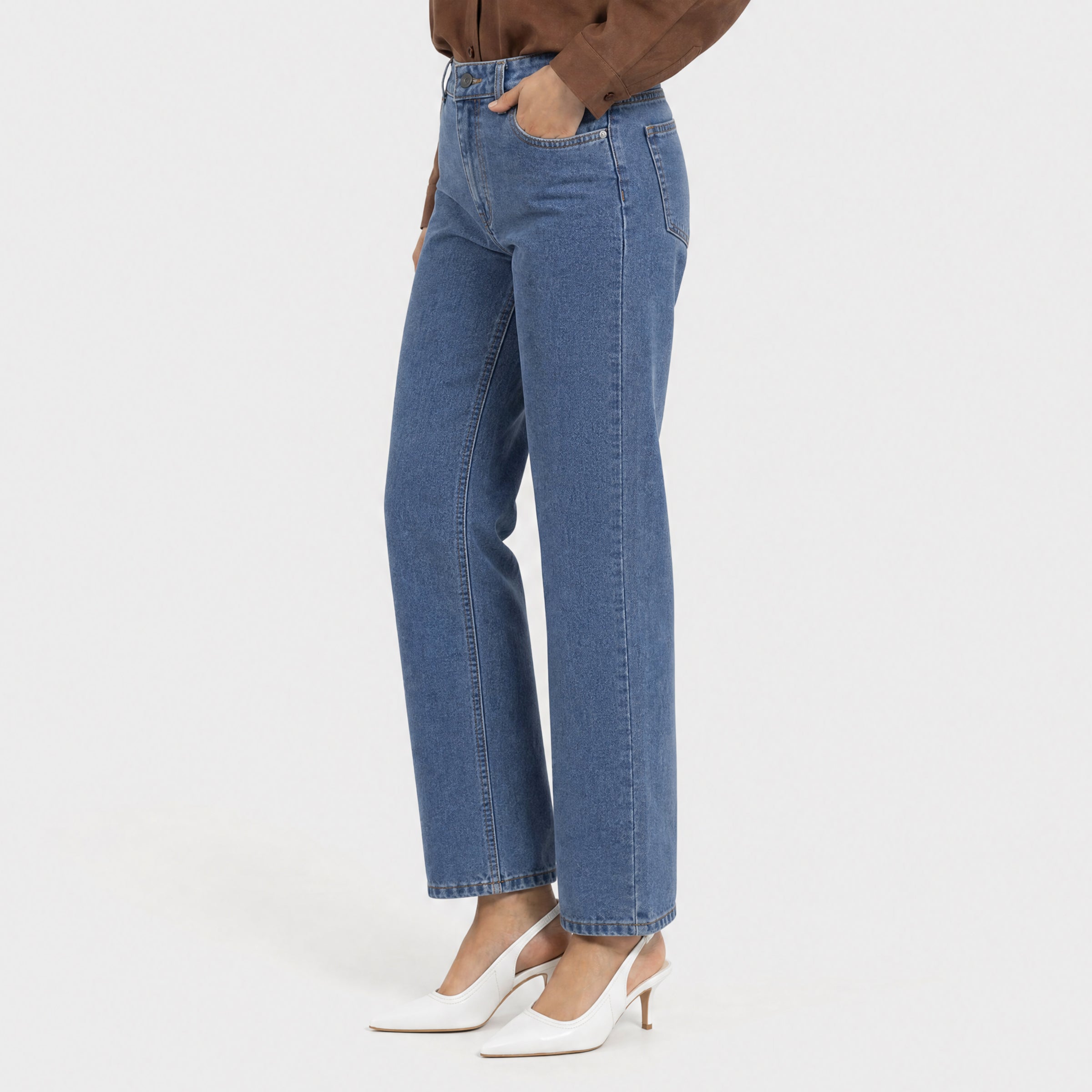 Straight Fit Denim