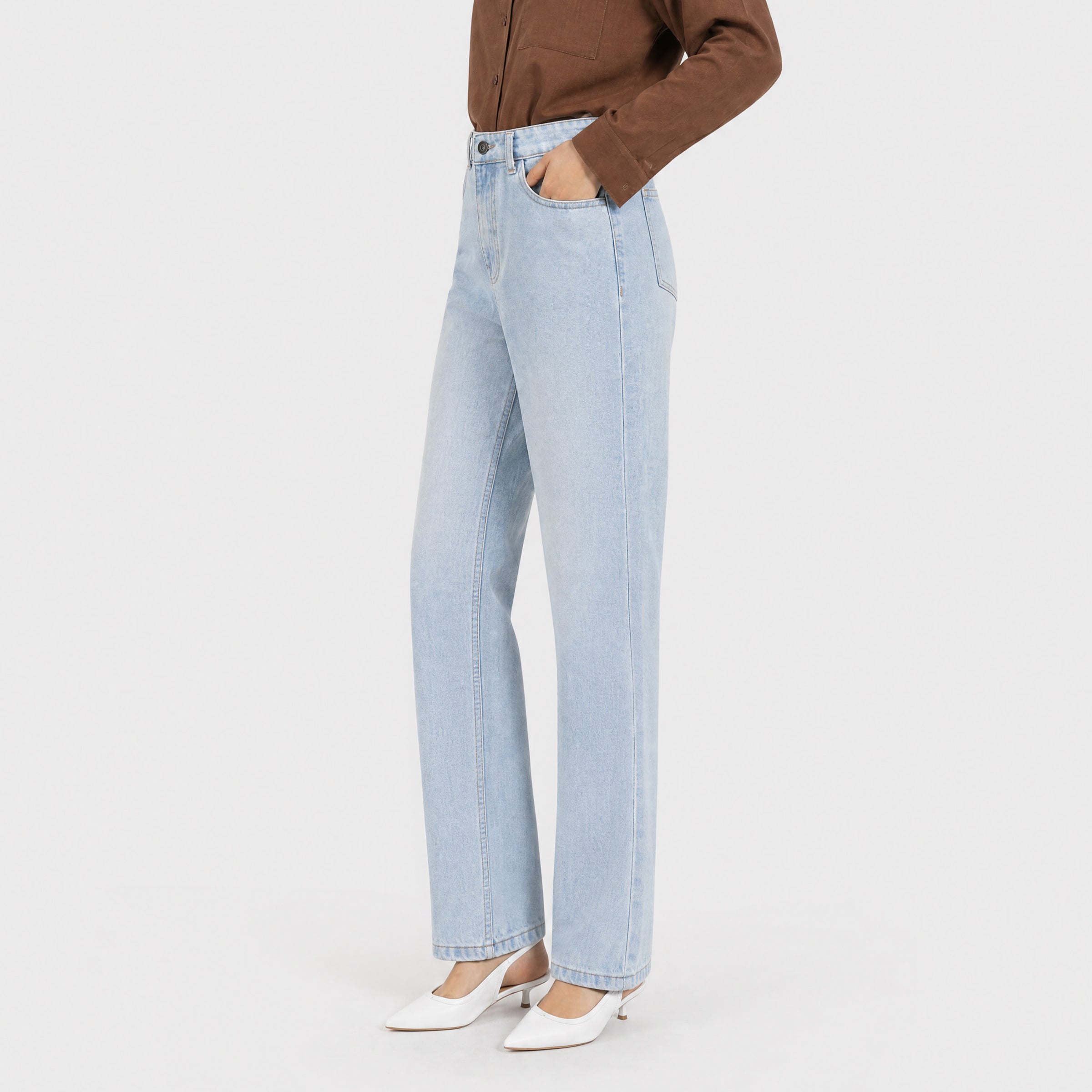 Straight Fit Denim