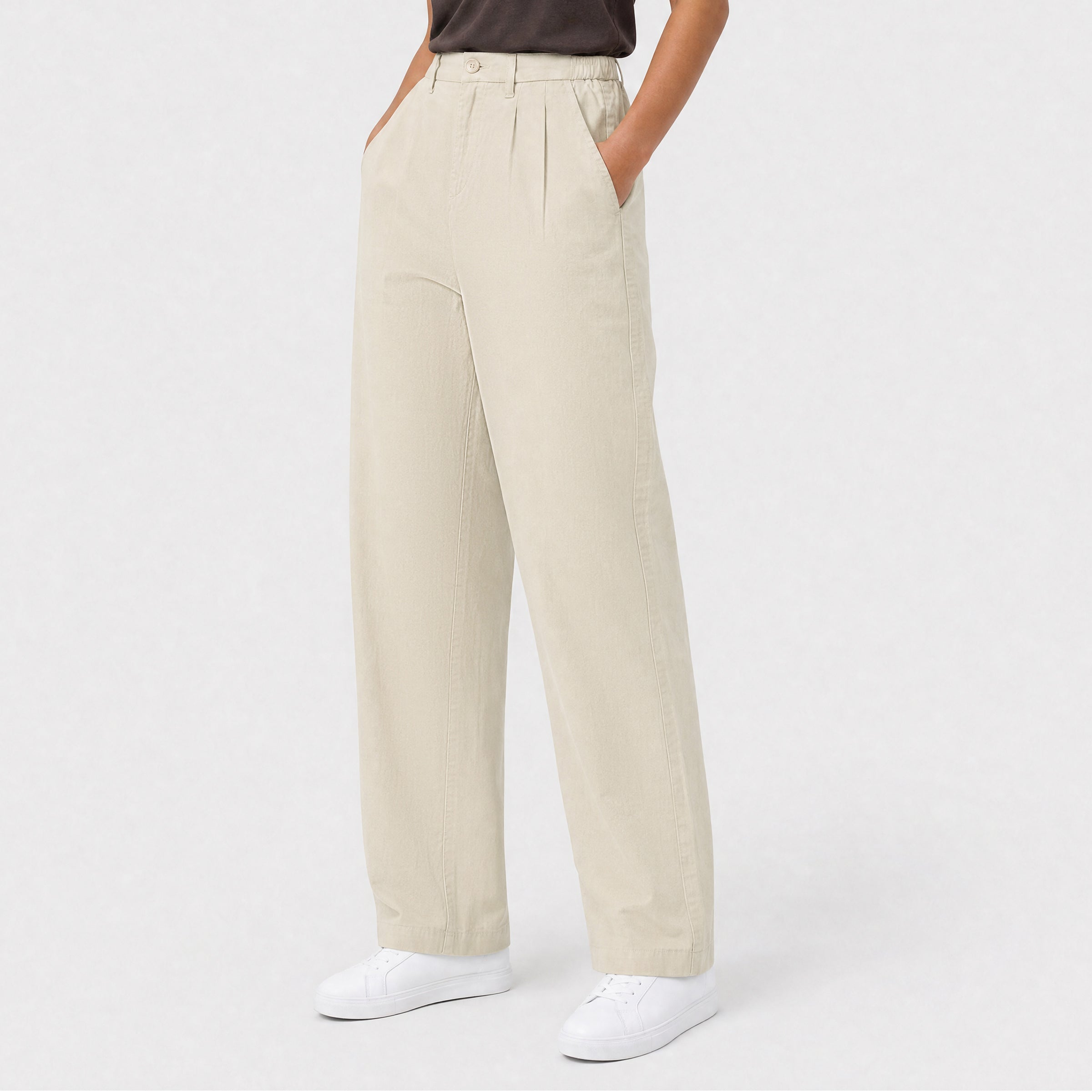 Straight Fit pleated Pant